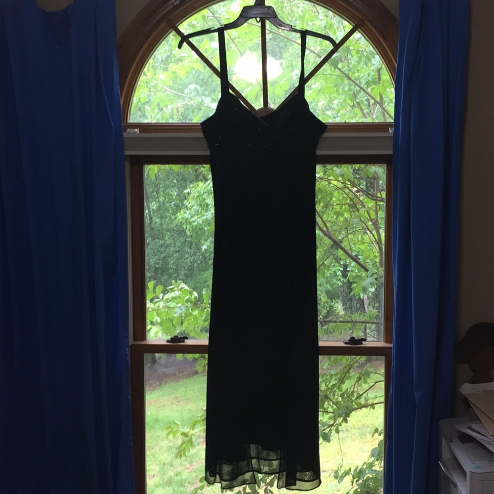 Size 20 California Concepts Black Tea-length Gown